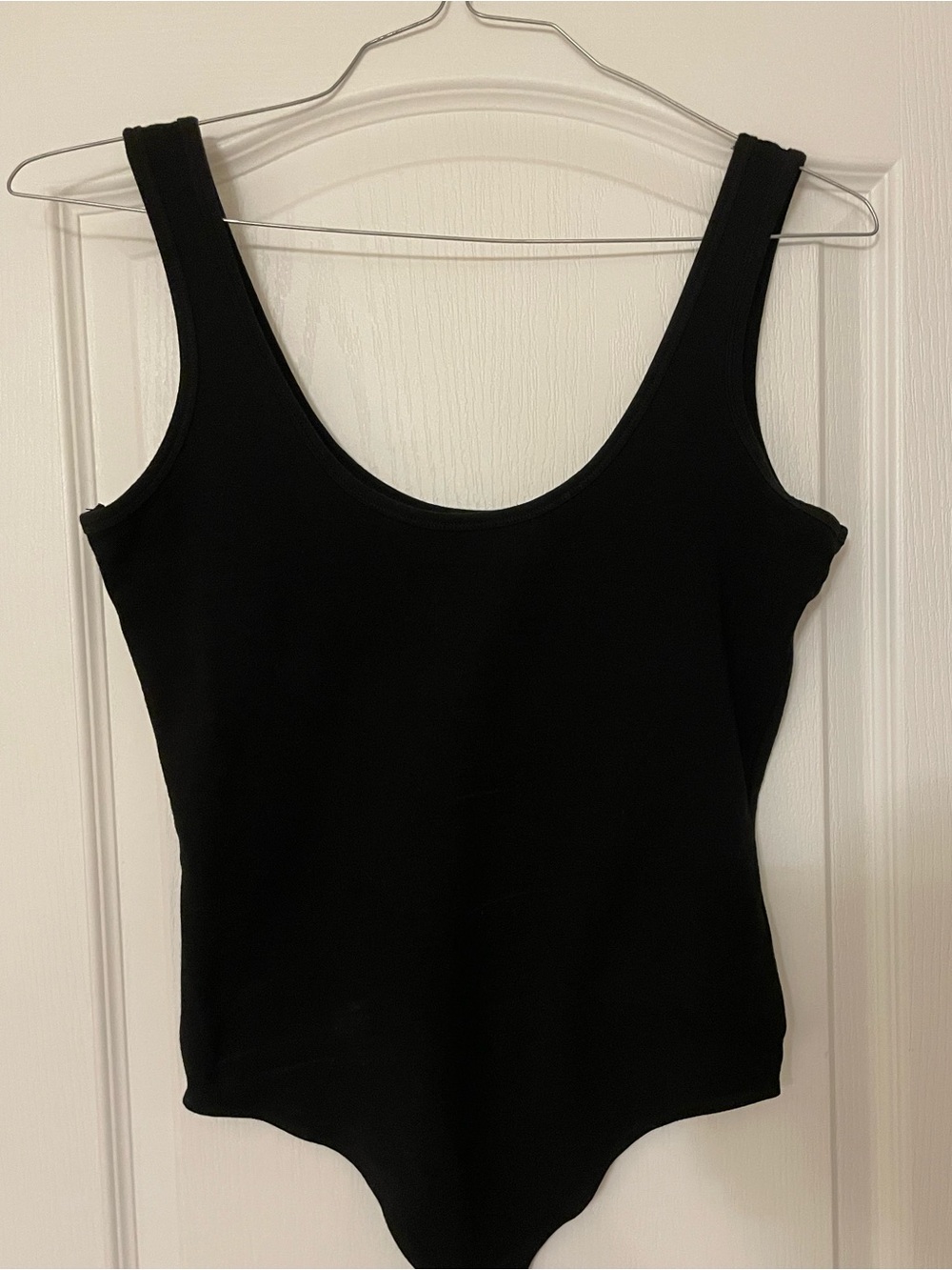 Only worn once! ASOS Black Scoop Tank Bodysuit size 6